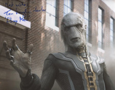 TOM VAUGHN-LAWLOR as Ebony Maw - Avengers GENUINE SIGNED AUTOGRAPH