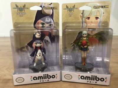 Monster Hunter Stories 2 Amiibo 2 set Ruin Reus + Ena + Tsukino Nintendo NEW