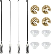 For Amana Washer NTW4705EW0 NTW4516FW3 Washer Suspension Rods Kit -4 Pack 