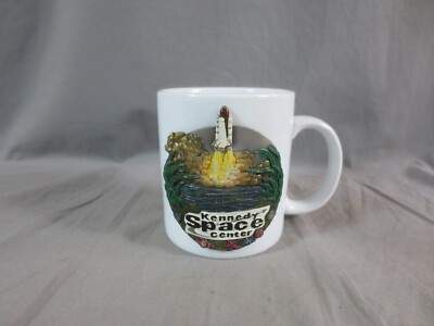 NASA Kennedy Space Center Space Shuttle weiße Keramiktasse