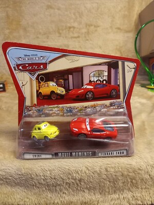 Disney Pixar World of Cars LUIGI & FERRARI F430 Movie Moments 2