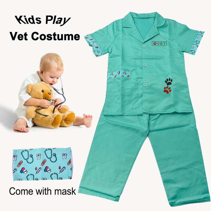 Doctors Set for Kids Girls Dress Up Costume Kids Vet Dress Up for Girls