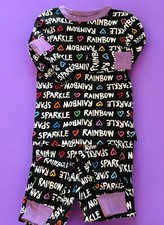 RAINBOW HIGH Sparkle   Shine Size 10 Girls Pajamas. In Excellent Condition.