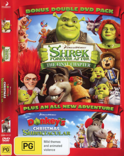 Shrek Forever After: The Final Chapter + Donkey's Christmas DVD (Region 4) VGC - Picture 1 of 2