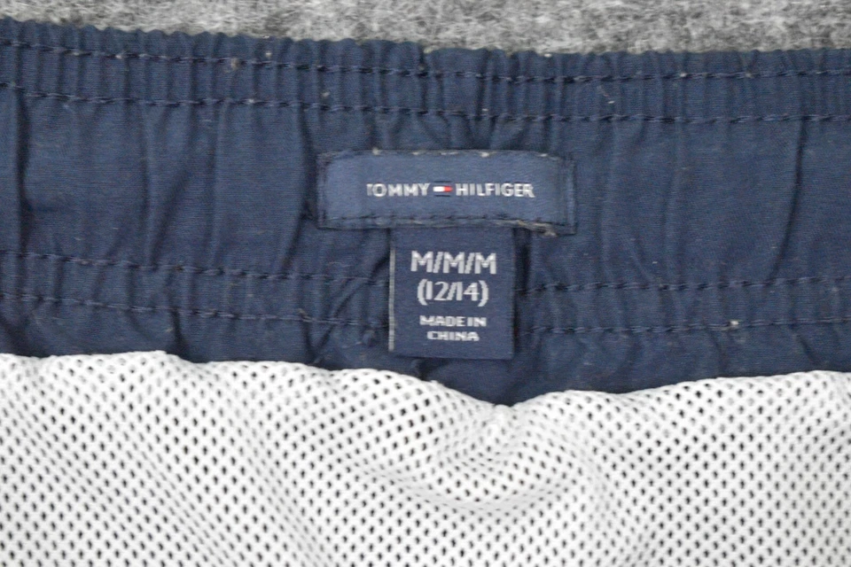 Tommy Hilfiger Swim Trunks Boys Medium 12/14 Blue Colorful Beach Pool Youth - Image 4 of 4