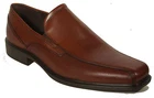 ECCO Shoes model JOHANNESBURG slip ons brown (COGNAC) leather NEW