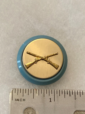 Authentic US Army Infantry Regiment Enlisted Disc Insignia 1H | eBay