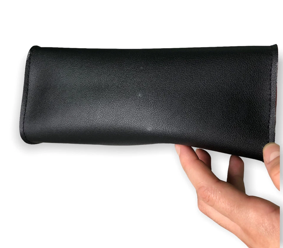 Bolso pequeño negro Piquadro para Collistar nuevo sin etiquetas cierre a presión rojo interior sistema operativo Foto 4 de 4