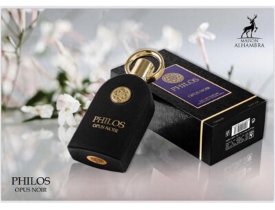 Philos Opus Noir EDP Perfume By Alhambra Lattafa 100 ML Rich Niche Fragrance 