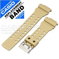 Genuine Casio Watch Band for G-shock GA-100L-8A - Military Beige Tan/Black Strap