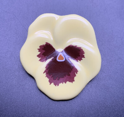 avon pansy pin