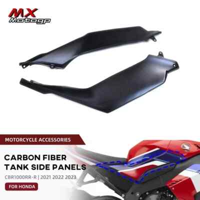 Carbon Fiber Fuel Tank Side Panels For HONDA CBR1000RR-R CBR 1000RR-R 2021-23