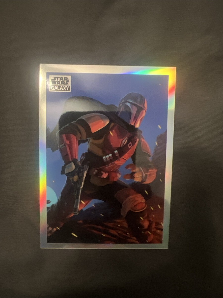 2021 Topps Star Wars Galaxy Chrome The Mandalorian Refractor! MN