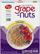 Post Grape Nuts Cereal 20.5 oz box