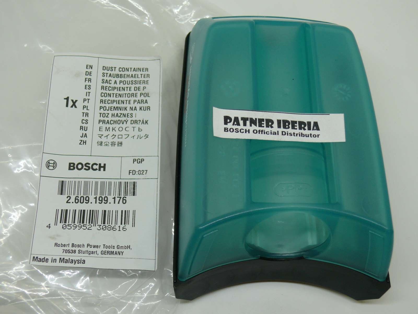 Ricambio Originale Bosch 2609199176 Contenitore Di Polvere Per Gex 125-1