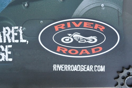 River Road Motorcycle Apparel Boots And Luggage Poster Shop Sign Ad 2335 Z4 - Picture 2 of 7