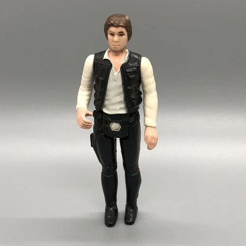 1977 Vintage Star Wars Han Solo Small Head Variant Action Figure Original Kenner