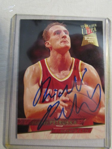 1993 Fleer Ultra Basketball Richard Petruska #256