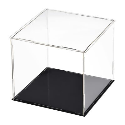 20x20x20cm Acryl Klar Display Fall Box Staubdicht Schutz Schaufenster Cube