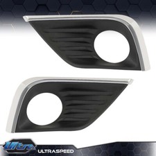 Fit For 2016-2018 Nissan Altima Front Bumper Fog Light Bezel Cover Left & Right