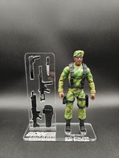 G.I. Joe Classified Sgt. Stalker Retro Acrylic Base Set..... No Toy Included