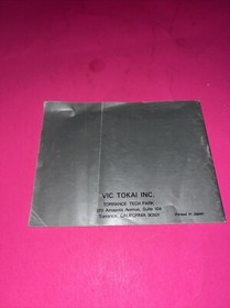 Top Secret Episode Golgo 13 Nintendo NES Manual Only ~ Instruction Booklet