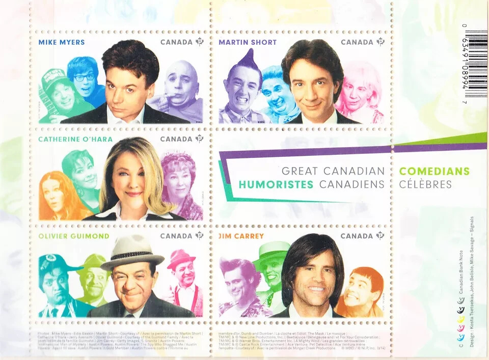 Canada - Scott 2772 - VFNH - Great Canadian Comedians - 2014