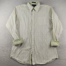 Paul Fredrick Finest Long Staple Cotton Dress Shirt Button Up Men's 18-37 Plaid