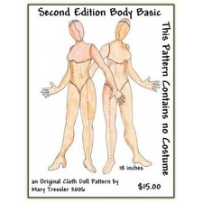 Cloth Art Doll Pattern "Second Edition Body Basic" by Mary Tressler