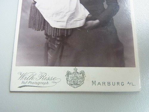 2 cabinet photos Wilhelm Risse Marburg 1902-04: family Conrady, Willingshausen - Picture 4 of 10