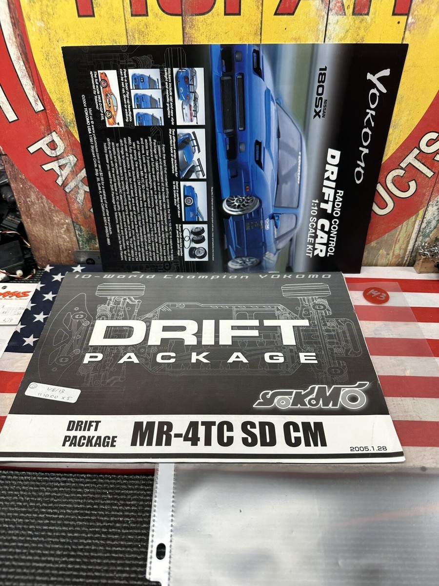 Yokomo MR-4TC SD CM Drift Owners Manual: 2013 PreOwned/Good