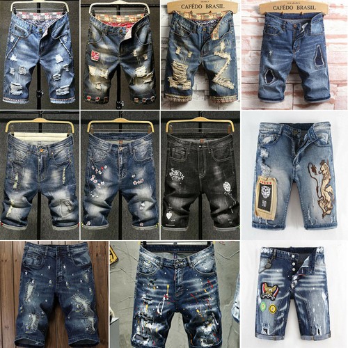 Men Denim Shorts Short Jeans Mens Short 