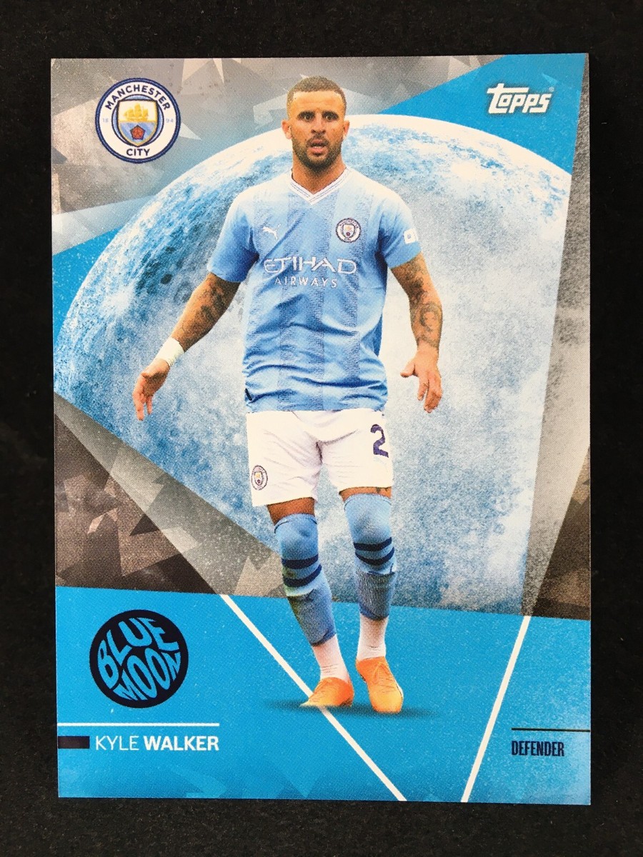 Kyle Walker 2023-24 Topps Manchester City FC Team Set BLUE