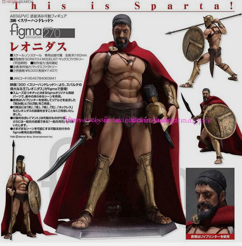 Max Factory 1/12 Figma No. 270 Leonidas 300 New Year Gift Action
