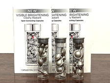 3x ELIZABETH ARDEN VISIBLE RADIANT BRIGHTENING SPOT CORRECTING 7 CAPSULES ea NEW