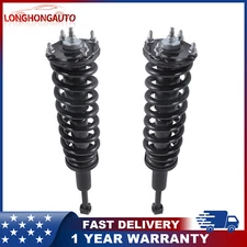 Pair Front Strut & Shock Coil Springs Assembly For 2007-2020 Toyota Tundra 4WD