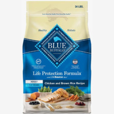 Blue Buffalo BLUE Life Protection Adult Chicken & Brown Rice Dry Dog Food- 30 lb 1.52 per pound