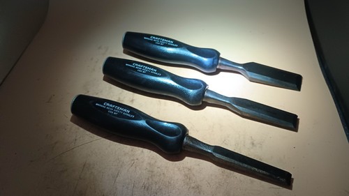 Vintage Handwerker Stechbeitel 3er Set - Bild 6 von 6