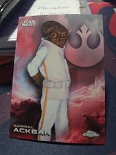 Topps Chrome Star Wars Admiral Ackbar