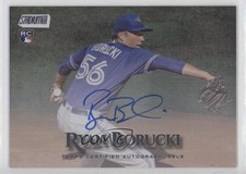 2019 Topps Stadium Club Auto Rainbow Foil 5/10 Ryan Borucki #SCA-RBO Auto 1b3