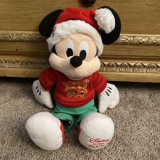 Exclusive DISNEY STORE 17" PLUSH HOLIDAY 2020 MICKEY MOUSE MEDIUM CHRISTMAS