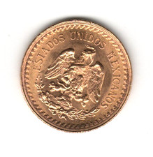 MONETA  ORO  MESSICO 2,5 PESOS  1945 HIDALGO SPL++