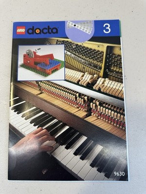 Lego Dacta 9630 Anleitungskarte 3 Mechanismus Set Vintage Education