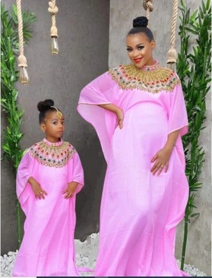 Wedding Kaftan Pink Kids Dubai Dress Ramadan Special Moroccan Girls Georgette