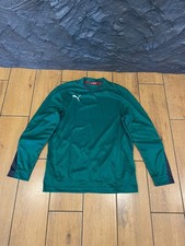 Vintage Puma v5.08 Buffon Goalkeeper Jersey Green Long Sleeve Match Shirt Men M