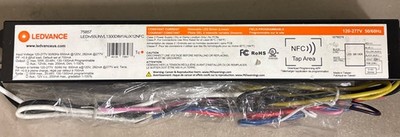 LEDVANCELEDrv55UNVL1300DIM1AUX12NFC 55W 120-277V tapNEW NFCLED Driver 75857 #030