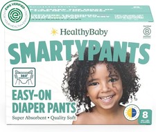 HealthyBaby Size 8 Pull Up Style Training Pants 30 Count   Easy Pull-On  Te
