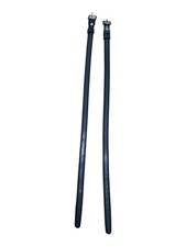 Synthetic Spur Straps - Black - Approx 19" - USED