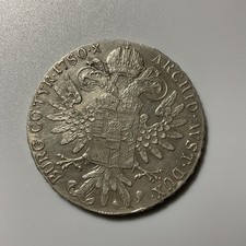 1780 M Theresia D.G. Austrian Silver Coin R.IMP.HU.BO.REG.