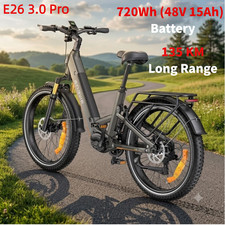 26 Zoll E Mountainbike 250W Elektrofahrrad Pedelec 48V 15AH Ebike 45kmh …